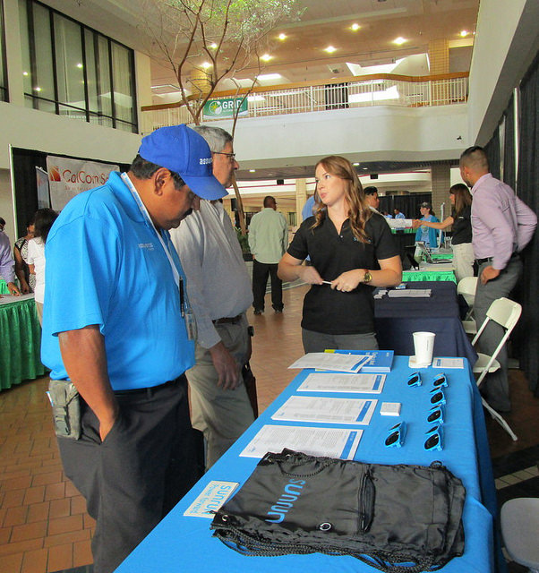 sunrun table at job fair