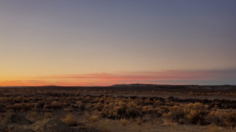 Ojo Encino sunset