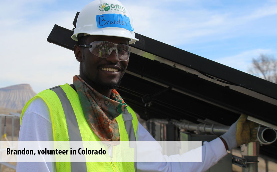 Brandon, a volunteer in Colorado