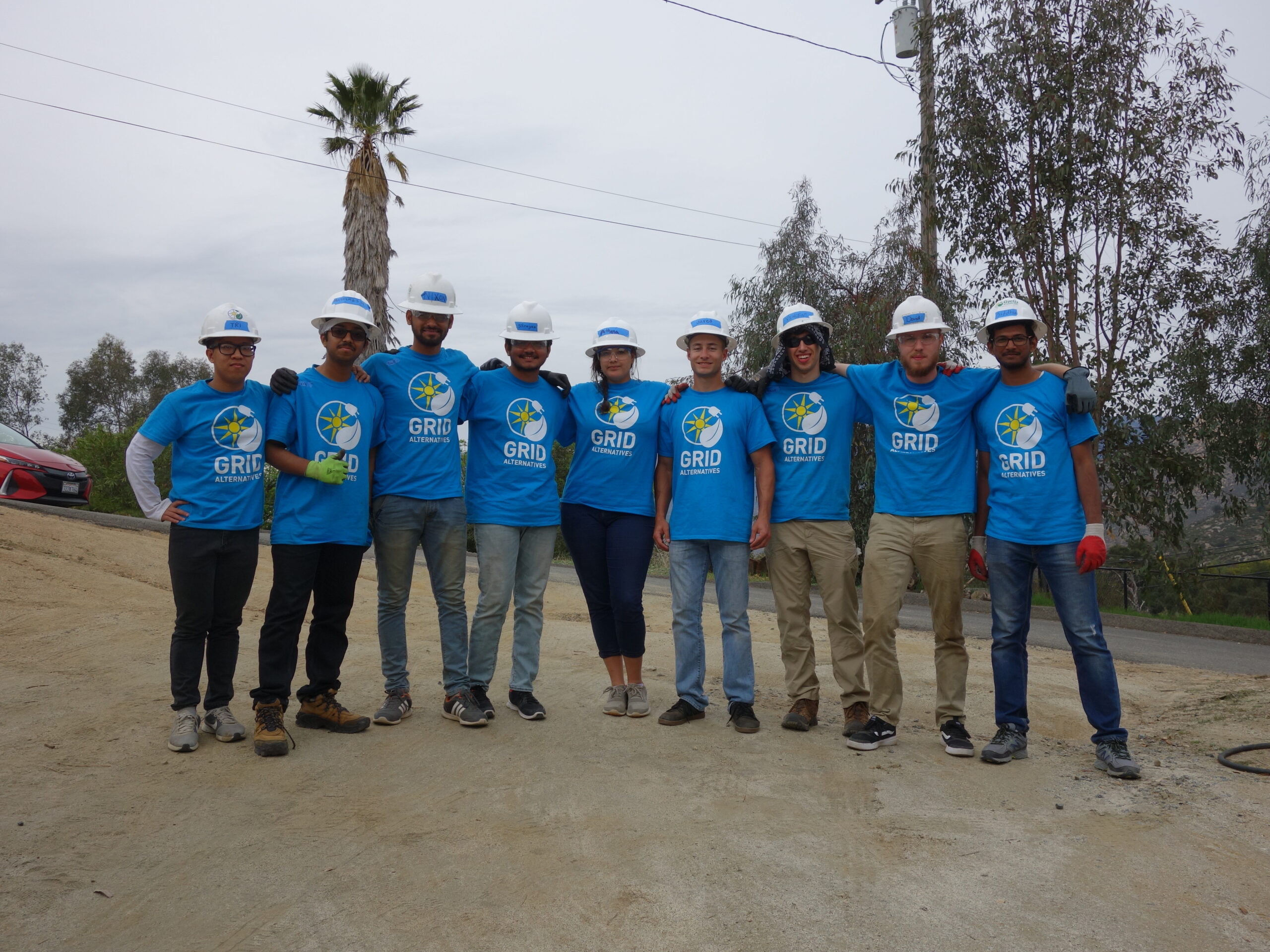 The whole Arizona State University Solar Spring Break team