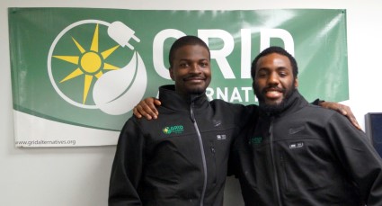 Dominic and Keon, two new GRID SolarCorps