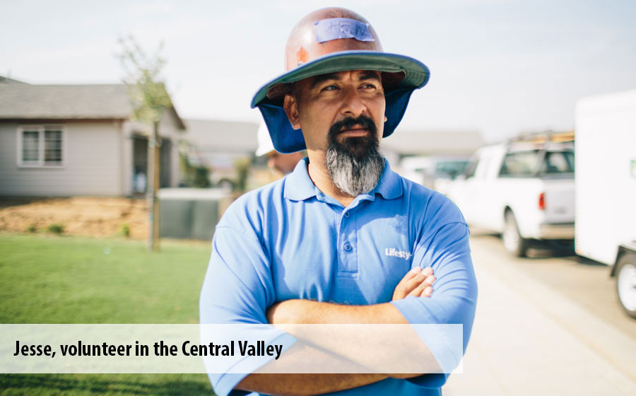 Jesse, a volunteer in Central Valley