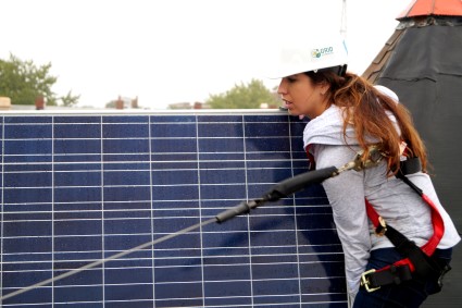 Leslie Installed Solar for her Bridal Shower