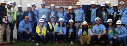 The Mid-Atlantic Staff and volunteers pose for a photo