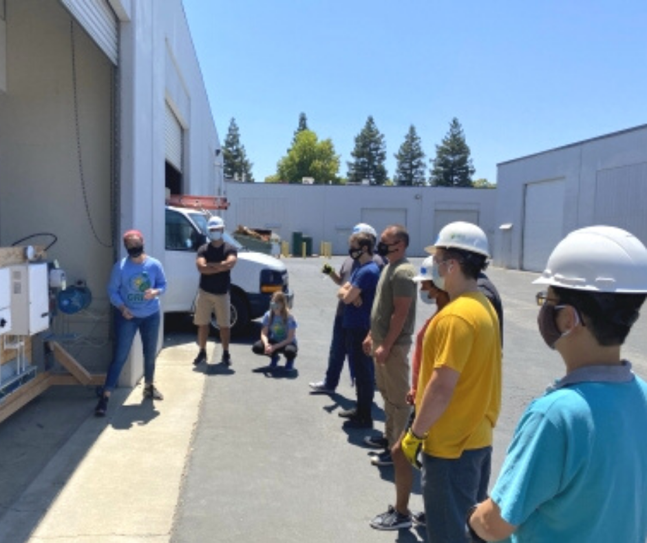 GRID trainees with GRID staff
