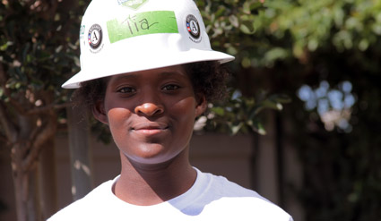 SolarCorps Construction Fellow Tia Sam of GRID Greater Los Angeles.
