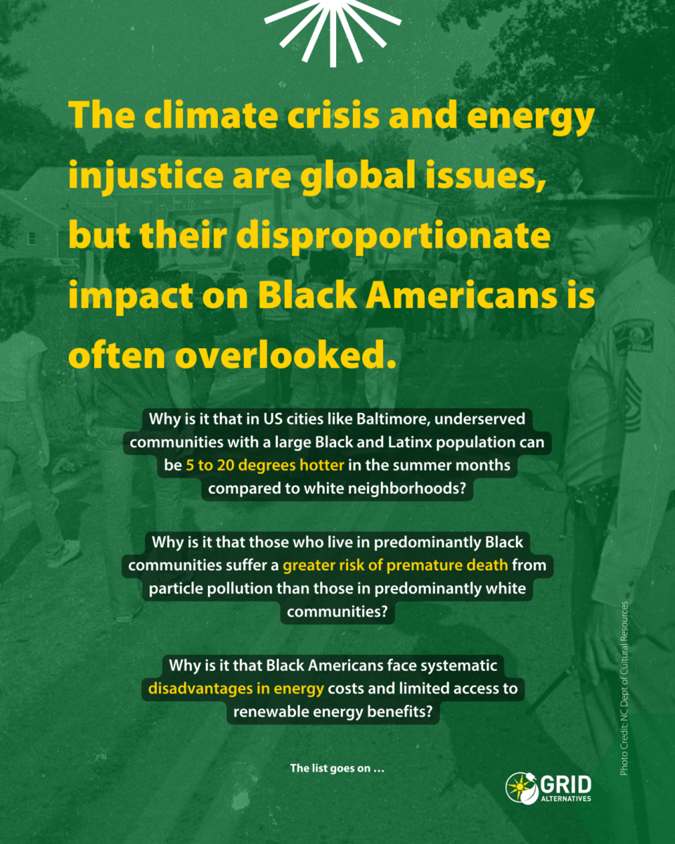 The climate crisis and energy injustice are global issues, but their disproportionate impact on Black Americans is often overlooked