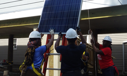 Lifting the panel