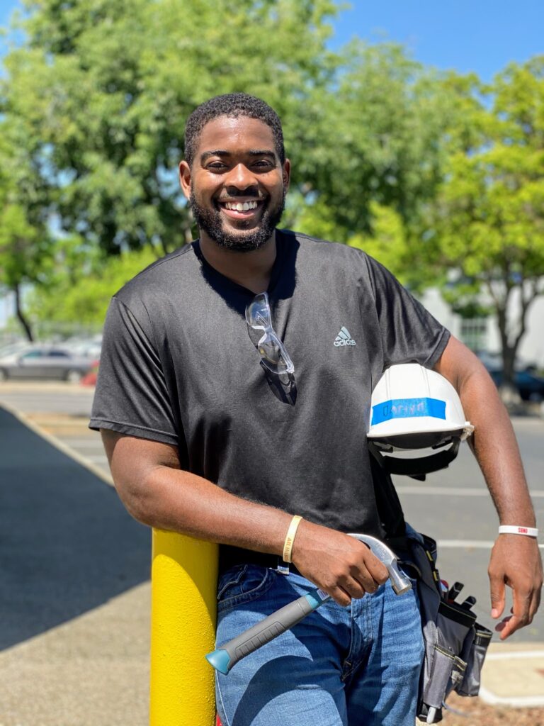IBT grad and entrepreneur Dariyn Choates smiles during his time with GRID.