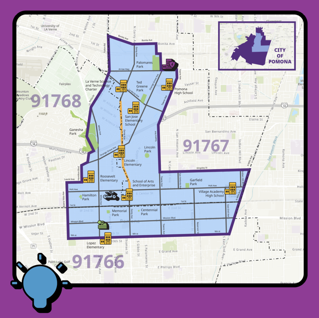 Pomona Map
